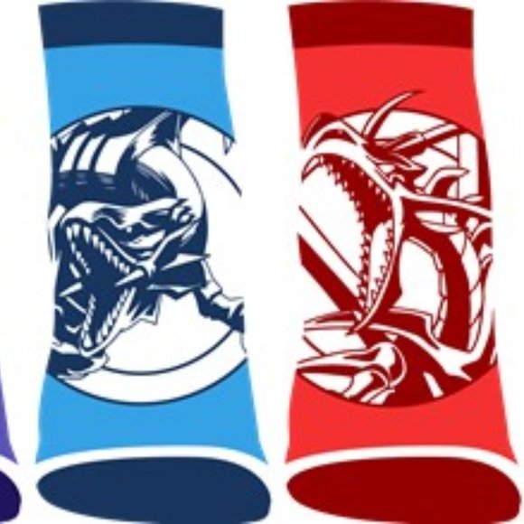 Yu-Gi-Oh! Character Card Duel 6 Pack Kids Ankle Socks (Youth size 4-10) - Picture 4 of 8